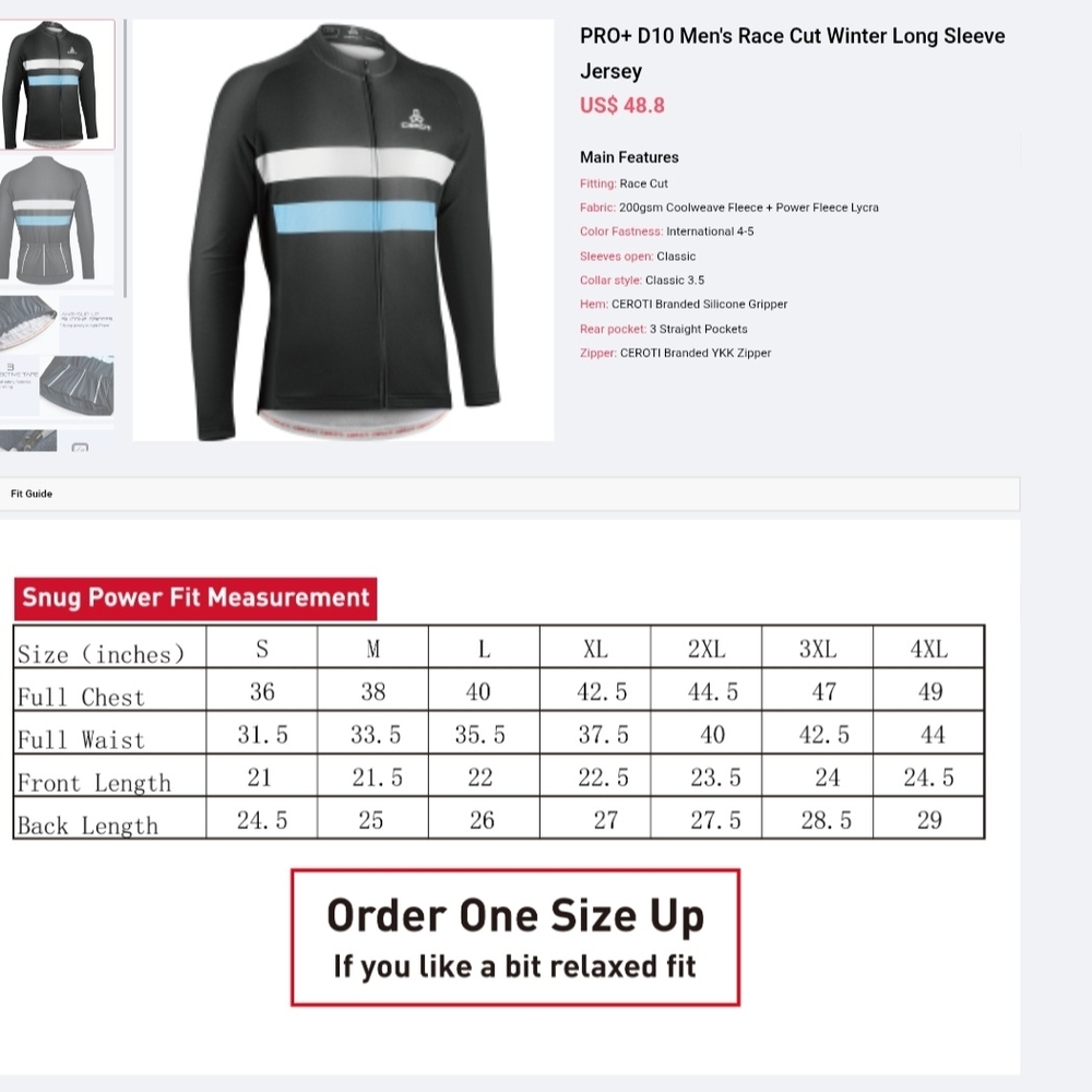 Men's Race Jersey- Black with White & Light Blue Stripes